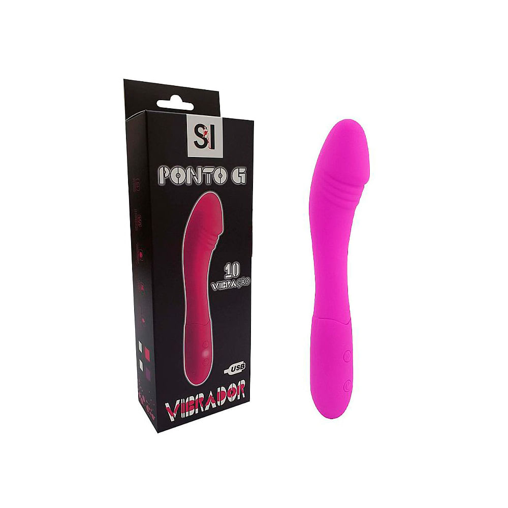 Vibrador Ponto G Recarregável com 10 Modos de Vibração Sexy Import