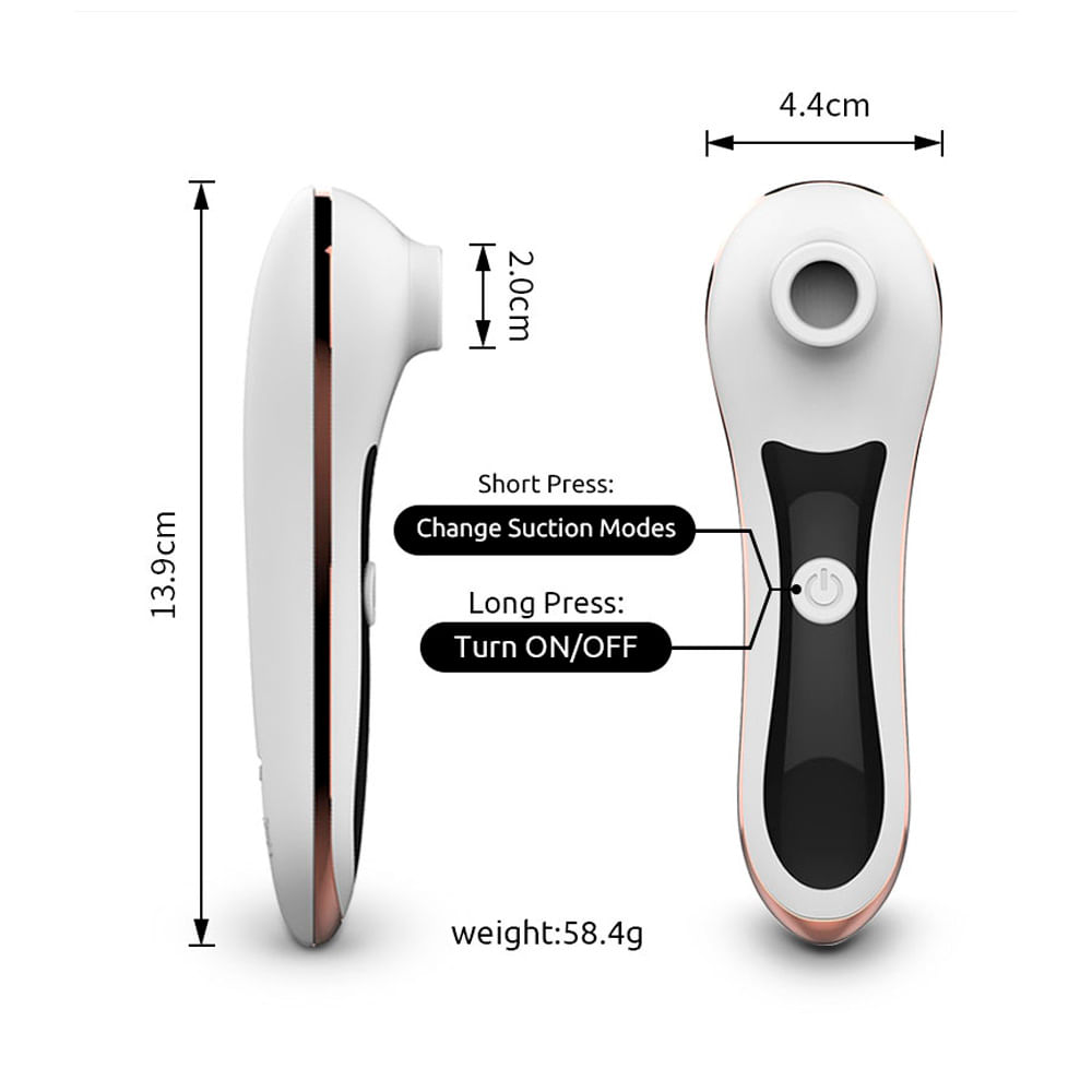 Youvibe Massageador e Estimulador de Clitóris com 3 Modos de Pulsação Vip Mix