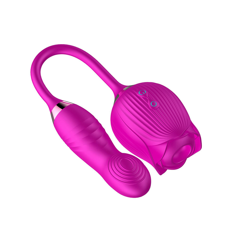 Vibrador Duplo com 10 Modos de Vibração e Pulsação Vip Mix