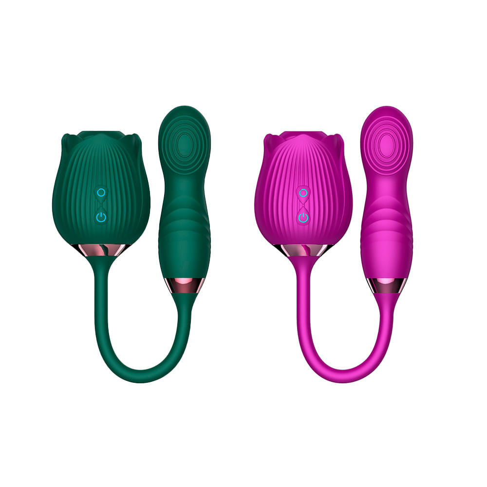 Vibrador Duplo com 10 Modos de Vibração e Pulsação Vip Mix