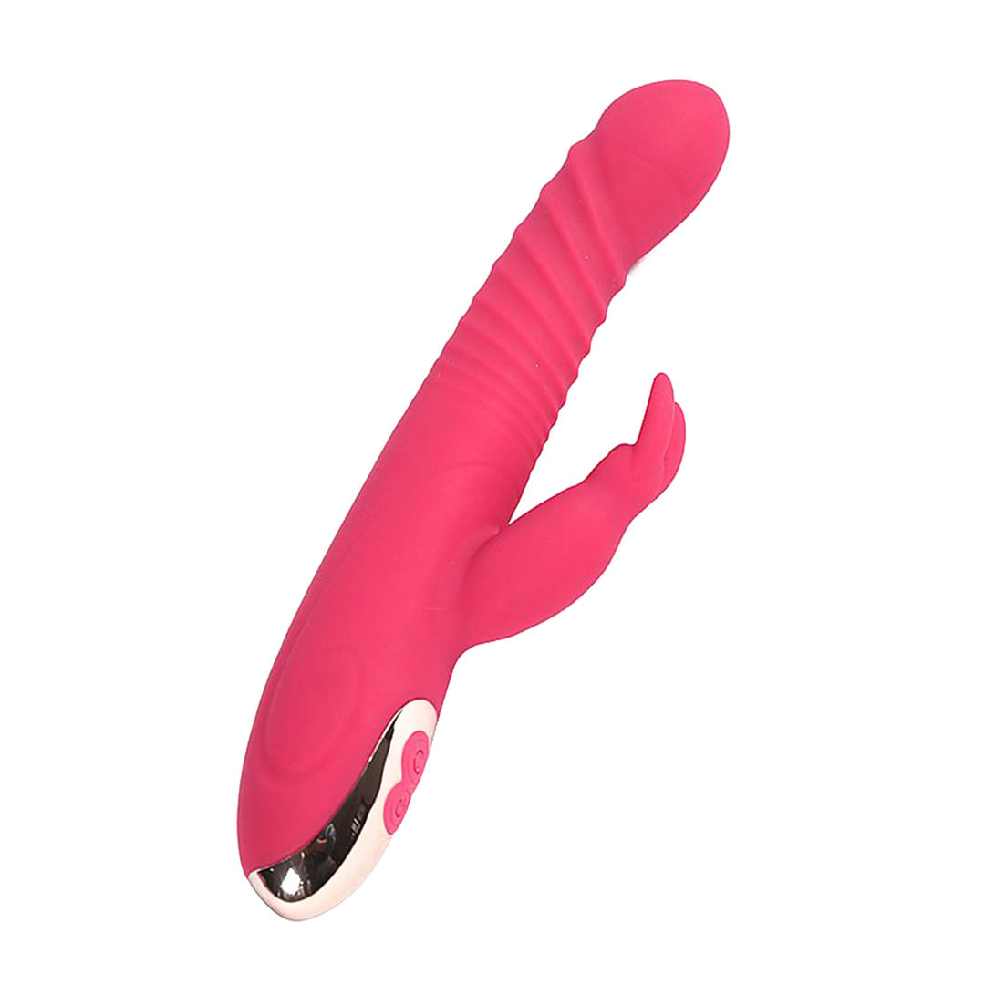Libo Vibrador Coelho com 8 Modos de Vibração e 3 Velocidade de Vai e Vem Sexy Import