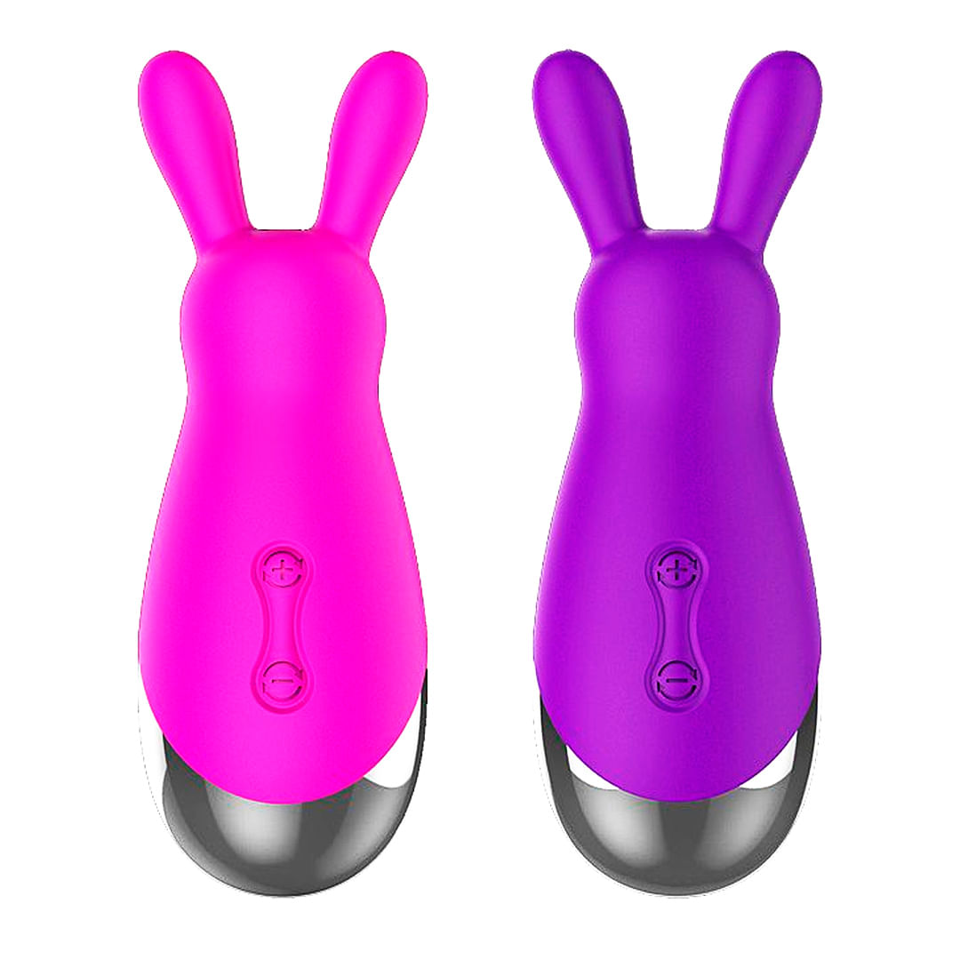 Vibrador de Clitoris com Formato de Coelho com 10 Modos de Vibração Sexy Import
