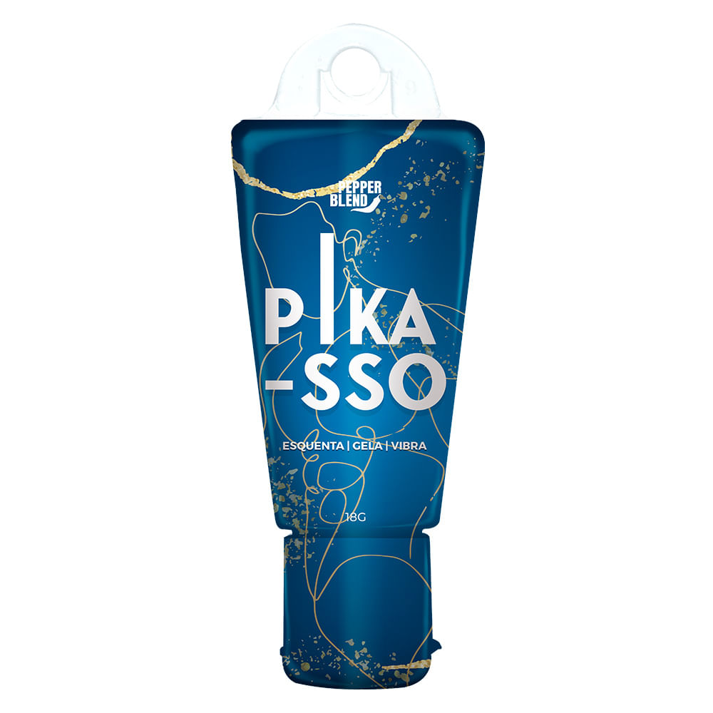 Pikasso Gel Comestível Esquenta, Gela e Vibra 18g Pepper Blend Pikasso Gel Comestível Esquenta, Gela e Vibra 18g Pepper Blend