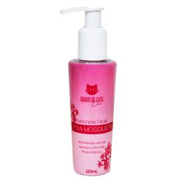 Sabonete Líquido Facial Rosa Mosqueta 120ml Linha Care Banho de Gata