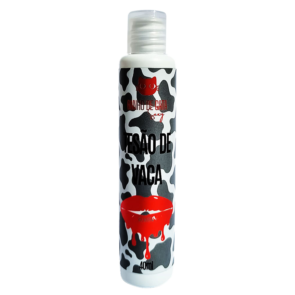 Tesão de Vaca Gel de Massagem Beijável Linha Tesão 40 ml Banho de Gata Tesão de Vaca Gel de Massagem Beijável Linha Tesão 40 ml Banho de Gata