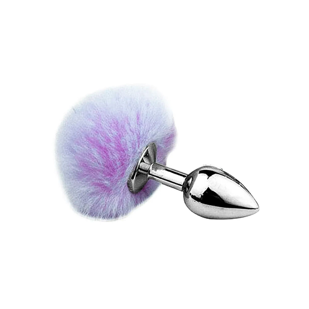 Plug Anal Pequeno em Ao Inoxdvel com Pompom 8,2x3,4 cm Sexy Import em 10X Sem Juros Plug Anal Pequeno em Ao Inoxdvel com Pompom 8,2x3,4 cm Sexy Import em 10X Sem Juros