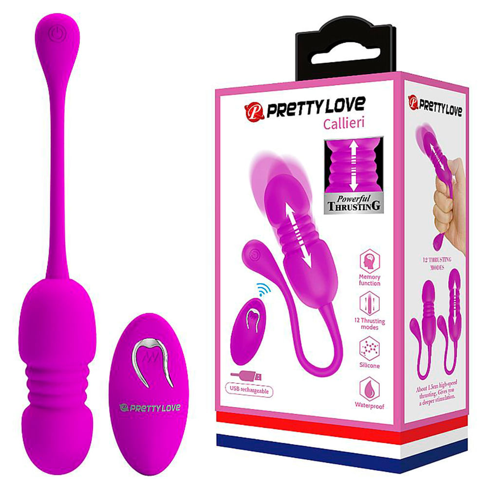 Callierie Pretty Love Bullet com 12 Modos de Vai e Vem e Vibração Sexy Import Callierie Pretty Love Bullet com 12 Modos de Vai e Vem e Vibração Sexy Import