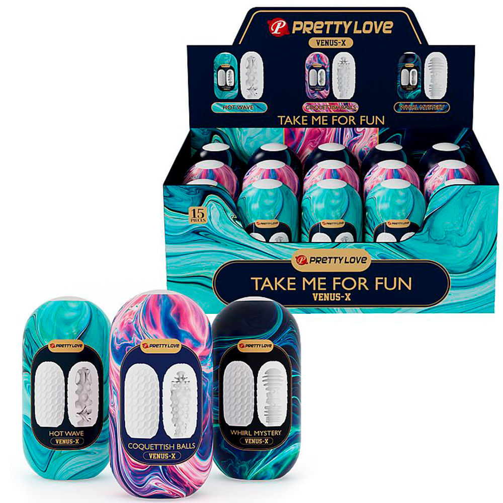 Venus-X Pretty Love Egg Masturbador Masculino Sexy Import