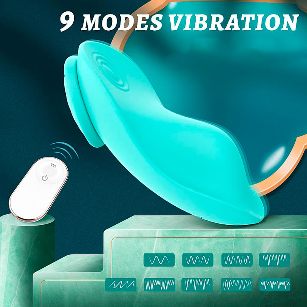 Leaf Vibrador de Calcinha com 9 Modos de Vibração e Controle Remoto Sexy Import