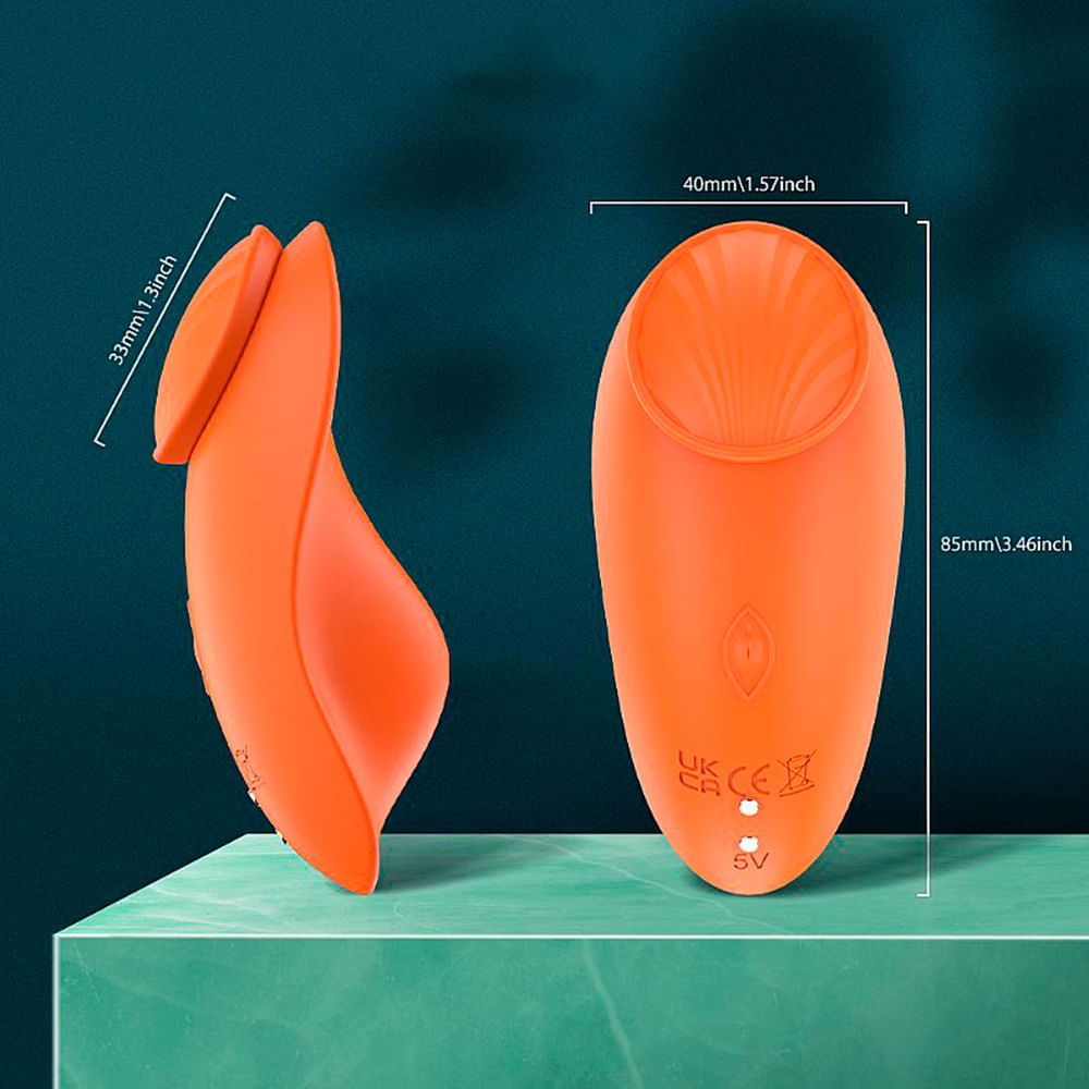 Leaf Vibrador de Calcinha com 9 Modos de Vibração e Controle Remoto Sexy Import