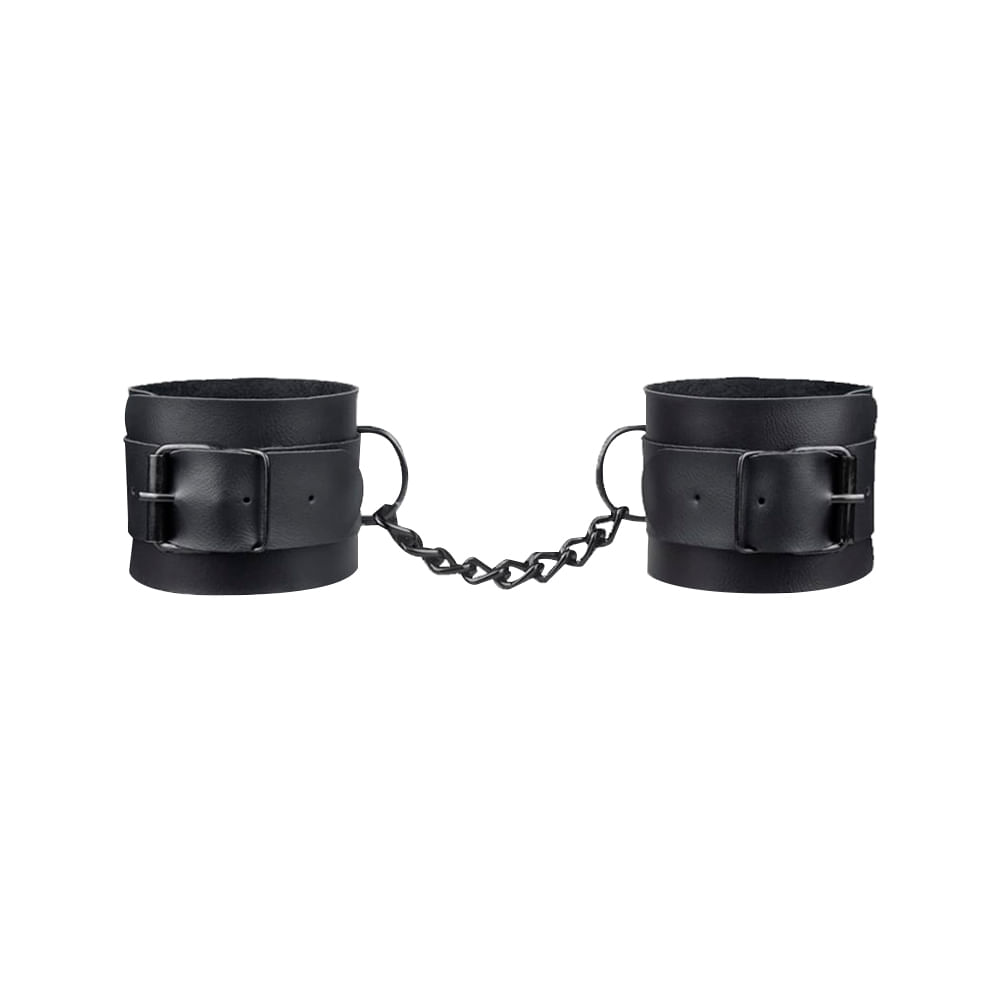 Algema em Couro Sintético Black Pau Brasil Algema em Couro Sintético Black Pau Brasil