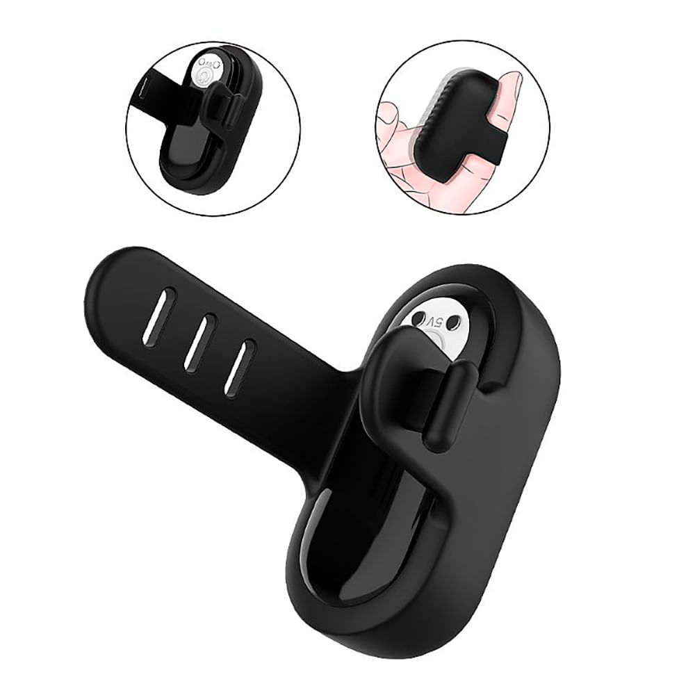 S-Hande Mini Finger Dedeira Estimuladora com 9 Modos de Vibração Sexy Import