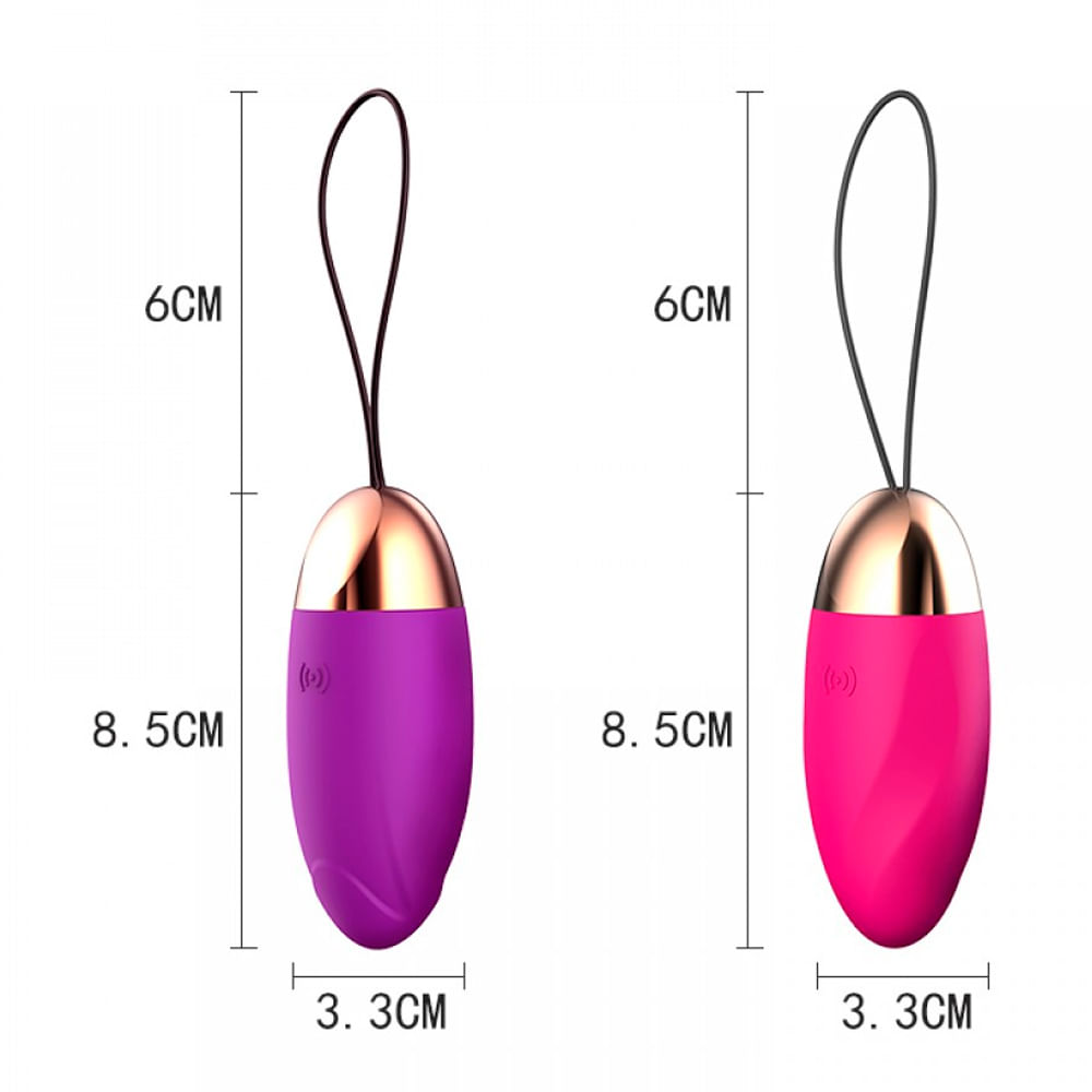 Vibrator Bullet Massageador Revestido em Silicone 10 Vibrações Miss Collection