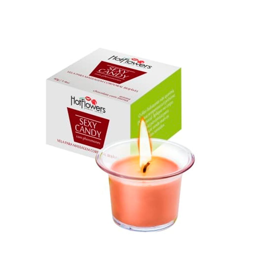Sexy Candy Chocolate com Menta 40gr Hot Flowers - MelHot