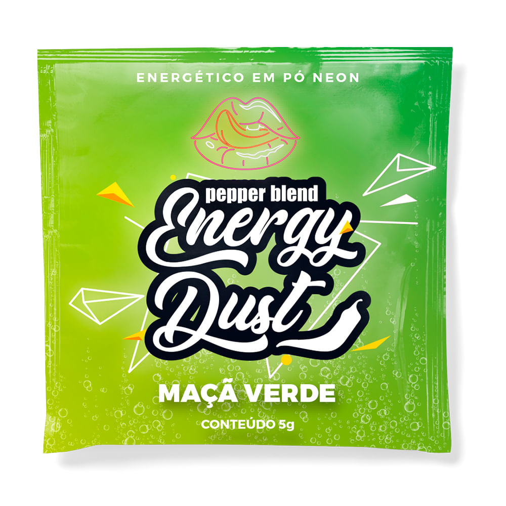 Energy Dust Energético em Pó 5g Linha Neon Vibes Pepper Blend Energy Dust Energético em Pó 5g Linha Neon Vibes Pepper Blend