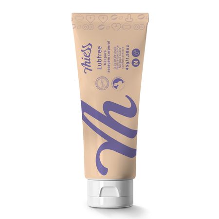 Lubfree Gel de Massagem Corporal Lubrificante Linha Now Care 45g Miess