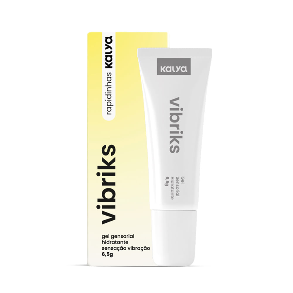 Vibriks Gel Feminino Hidratante com Vibração 6,5g Linha Rapidinhas Kalya Vibriks Gel Feminino Hidratante com Vibração 6,5g Linha Rapidinhas Kalya