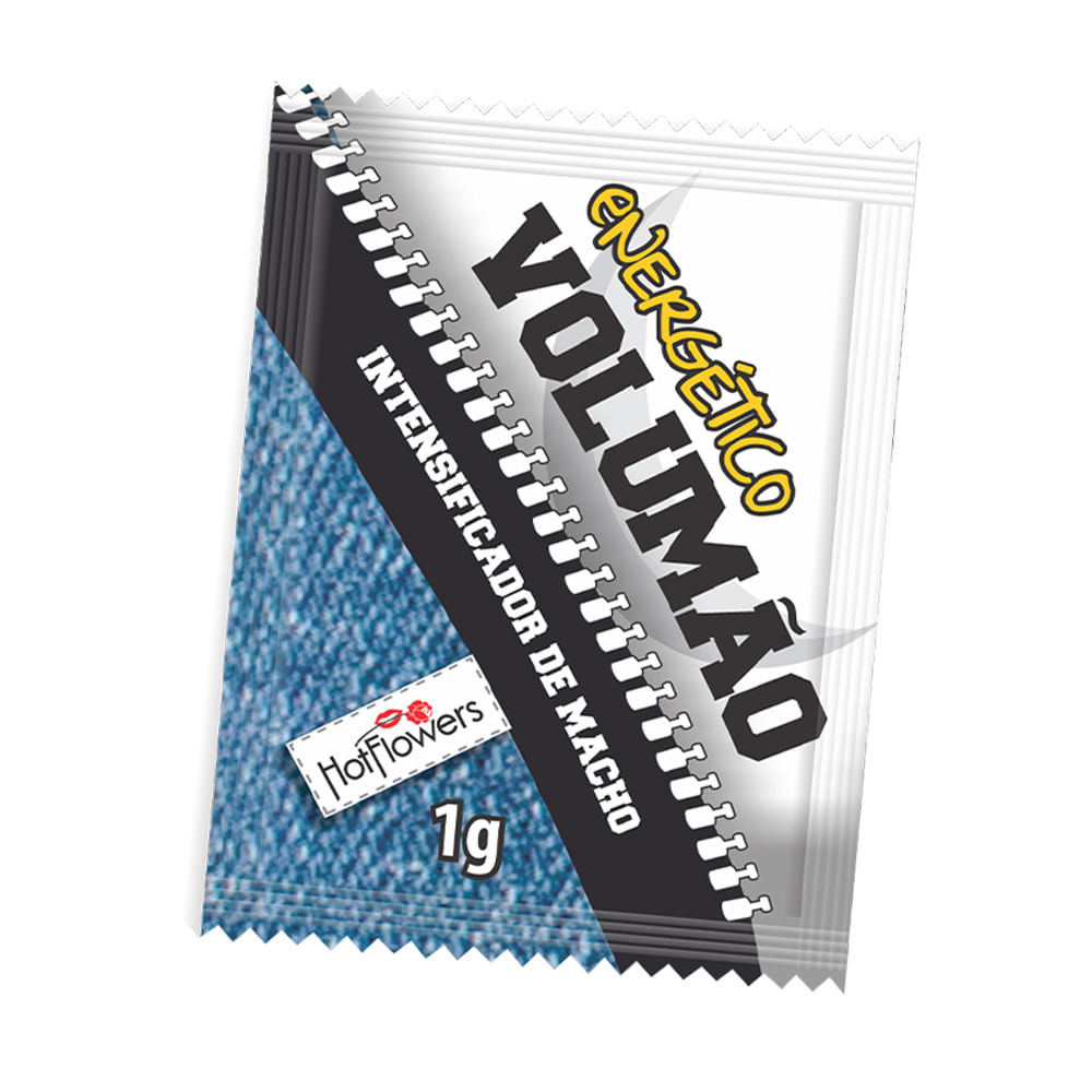Energético Volumão Excitante Masculino 1g Hot Flowers Energético Volumão Excitante Masculino 1g Hot Flowers
