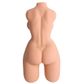 Maig Masturbador Masculino Meio Corpo em Cyberskin com Dois Orifícios Sexy Import