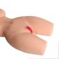 Maig Masturbador Masculino Meio Corpo em Cyberskin com Dois Orifícios Sexy Import