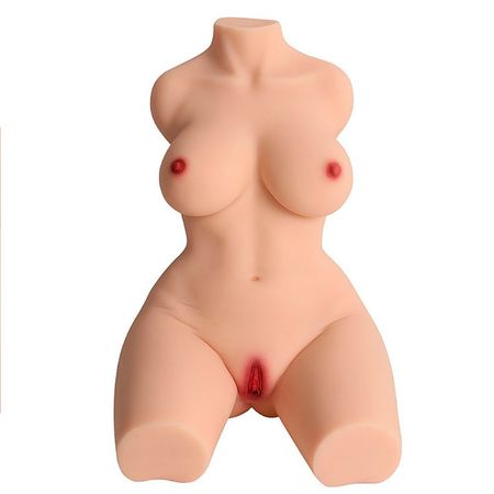 Maig Masturbador Masculino Meio Corpo em Cyberskin com Dois Orifícios Sexy Import