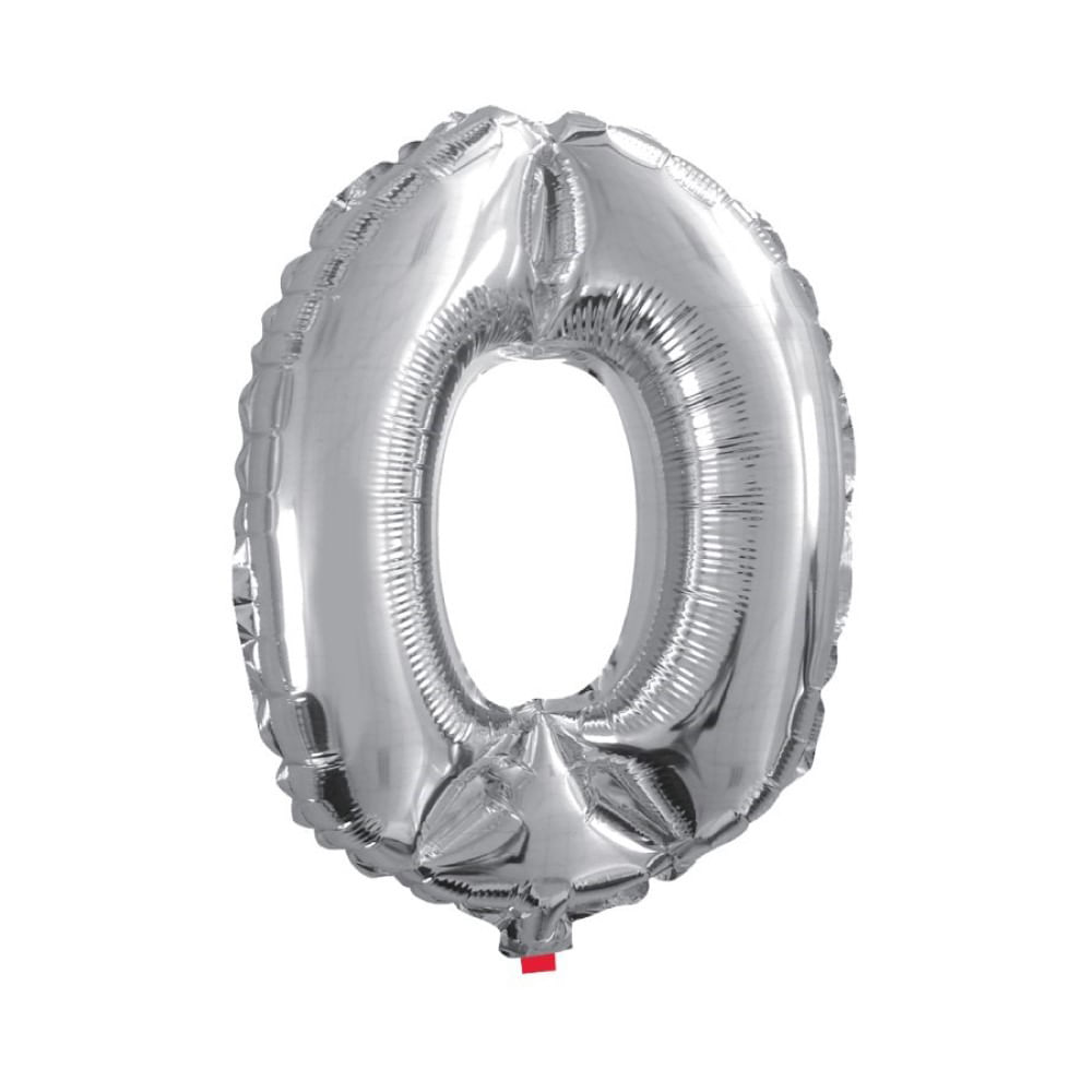 Balão Número 16 Polegadas Metálico 40 cm Gala Embalagens