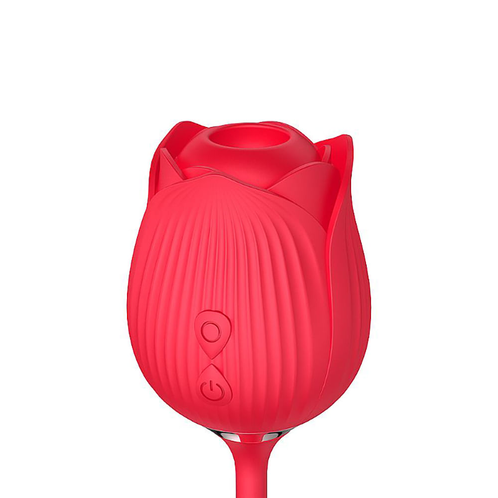 Flower Vibrador de Ponto G e Clitóris com Vai e Vem e 7 Modos de Vibração Sexy Import