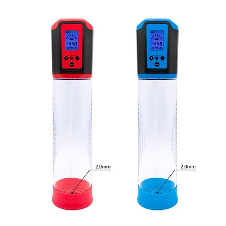 Bomba Peniana Automática Recarregável com Painel em LCD e 8 Modos de Intensidades Sexy Import