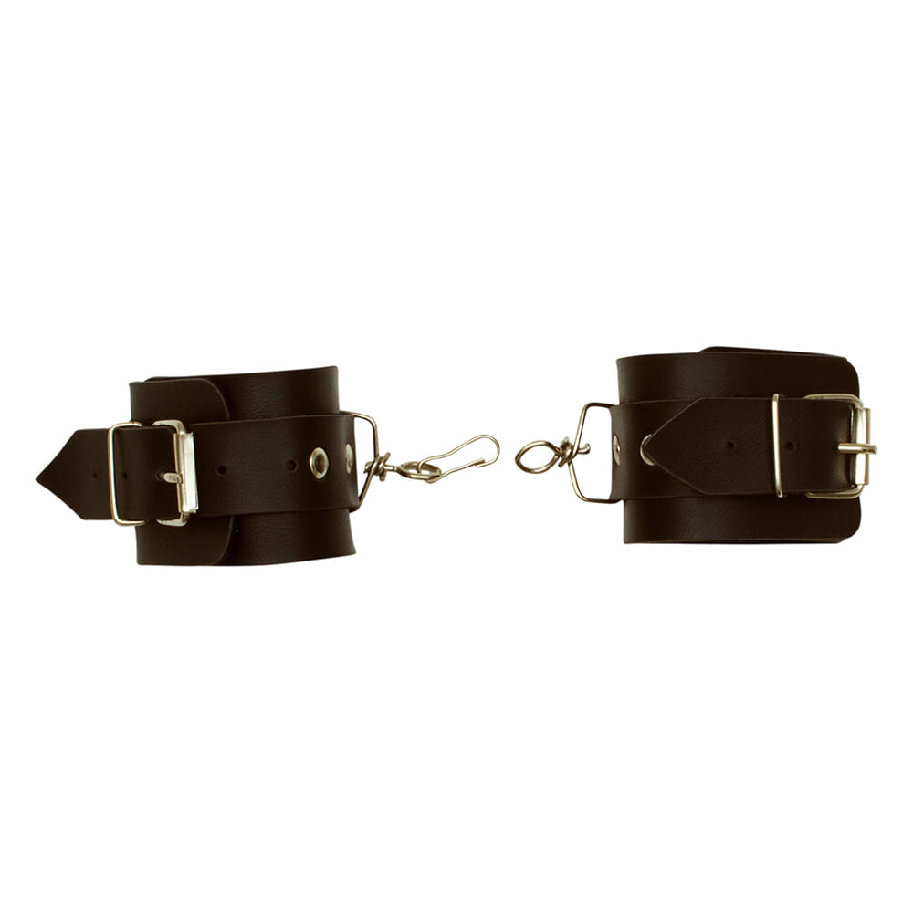 Algemas Bracelete Preta Linha Sado Êxtase Algemas Bracelete Preta Linha Sado Êxtase