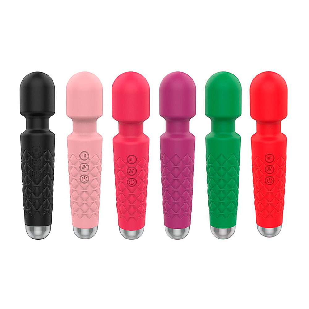 Green Baby Varinha Mágica com 20 Modos de Vibrações Recarregável Sexy Import