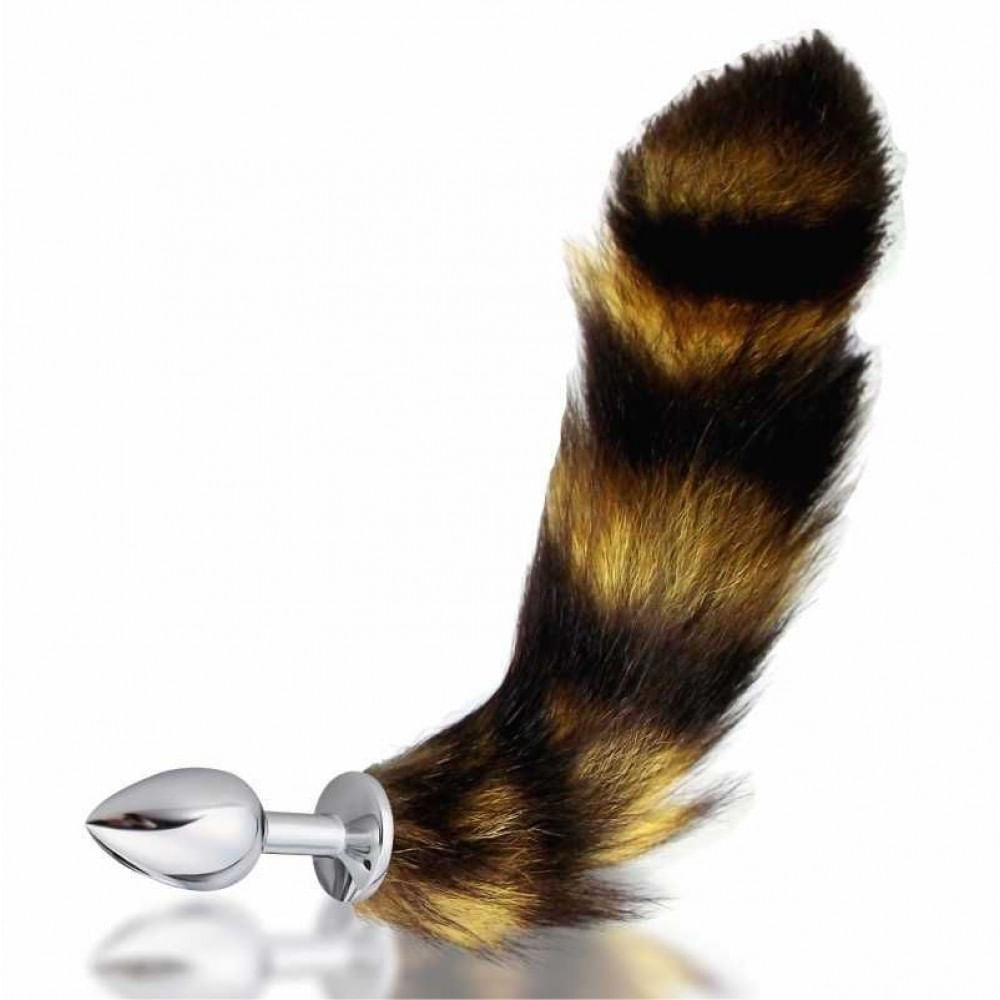 Plug Anal em Metal com Cauda P, M e G