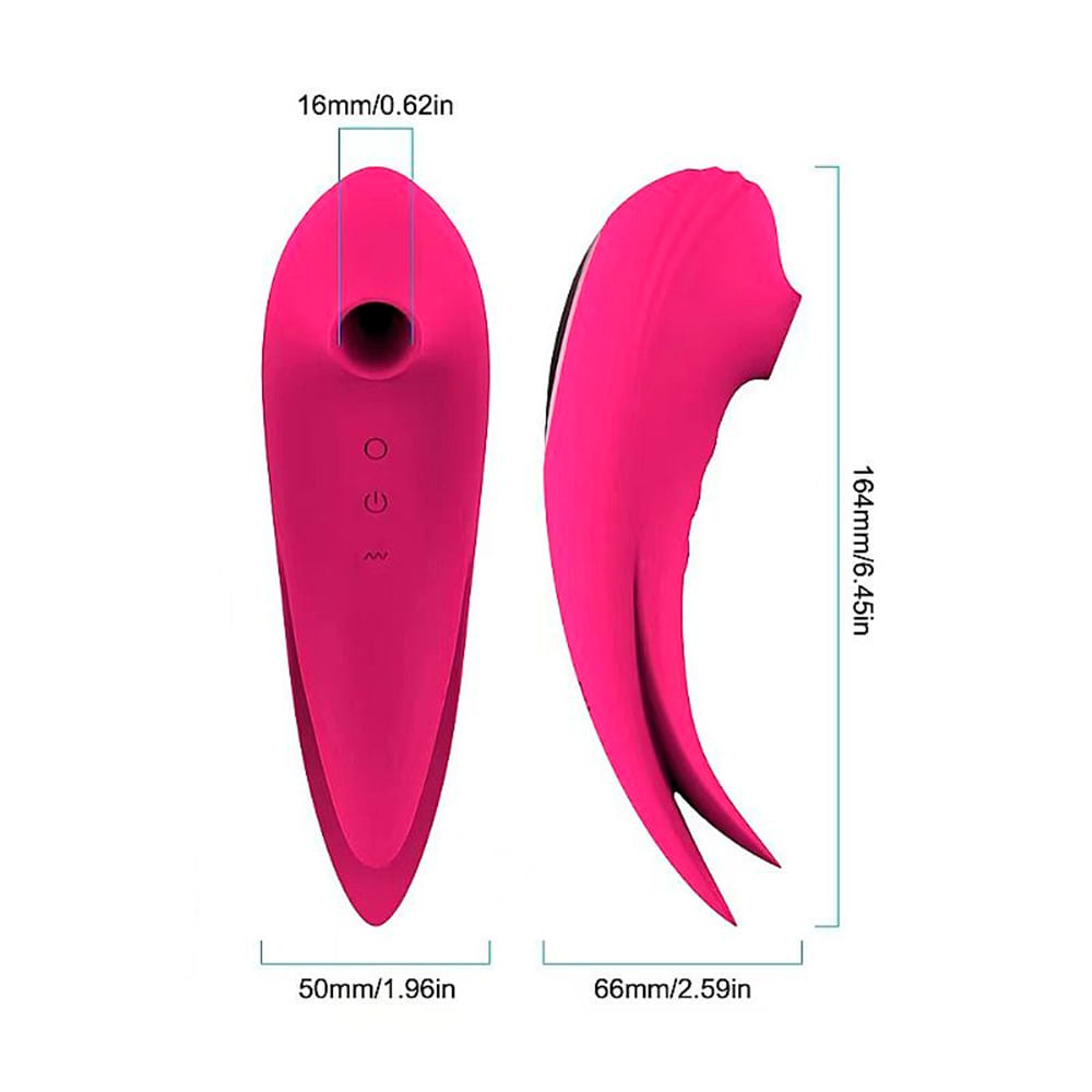 Vibrador de Clitóris com 7 Modos de Vibração e Pulsação Sexy Import