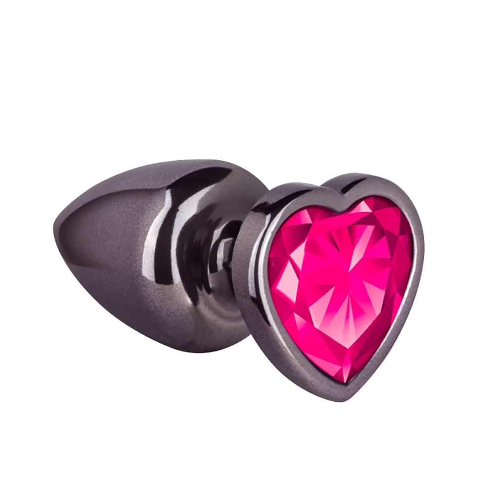 Plug Anal em Formato de Coração 6,5cm X 2,5 cm Fume Linha Unique La Pimienta Plug Anal em Formato de Coração 6,5cm X 2,5 cm Fume Linha Unique La Pimienta