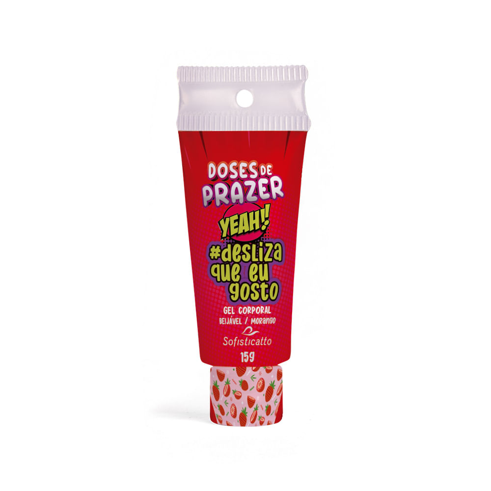 Desliza que eu Gosto Gel Corporal Unissex 15g Linha Doses de Prazer Sofisticatto Desliza que eu Gosto Gel Corporal Unissex 15g Linha Doses de Prazer Sofisticatto