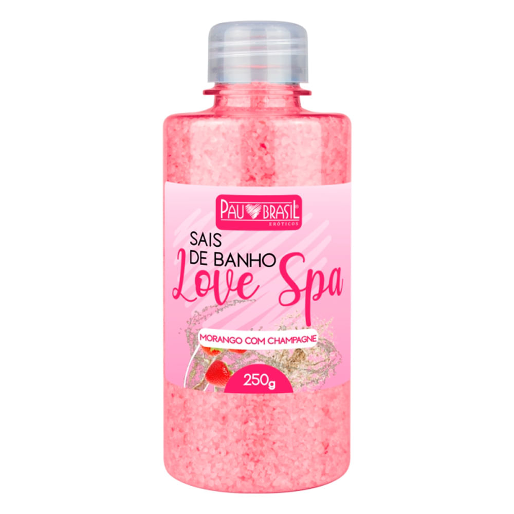 Sais de Banho 250g Linha Love Spa Pau Brasil