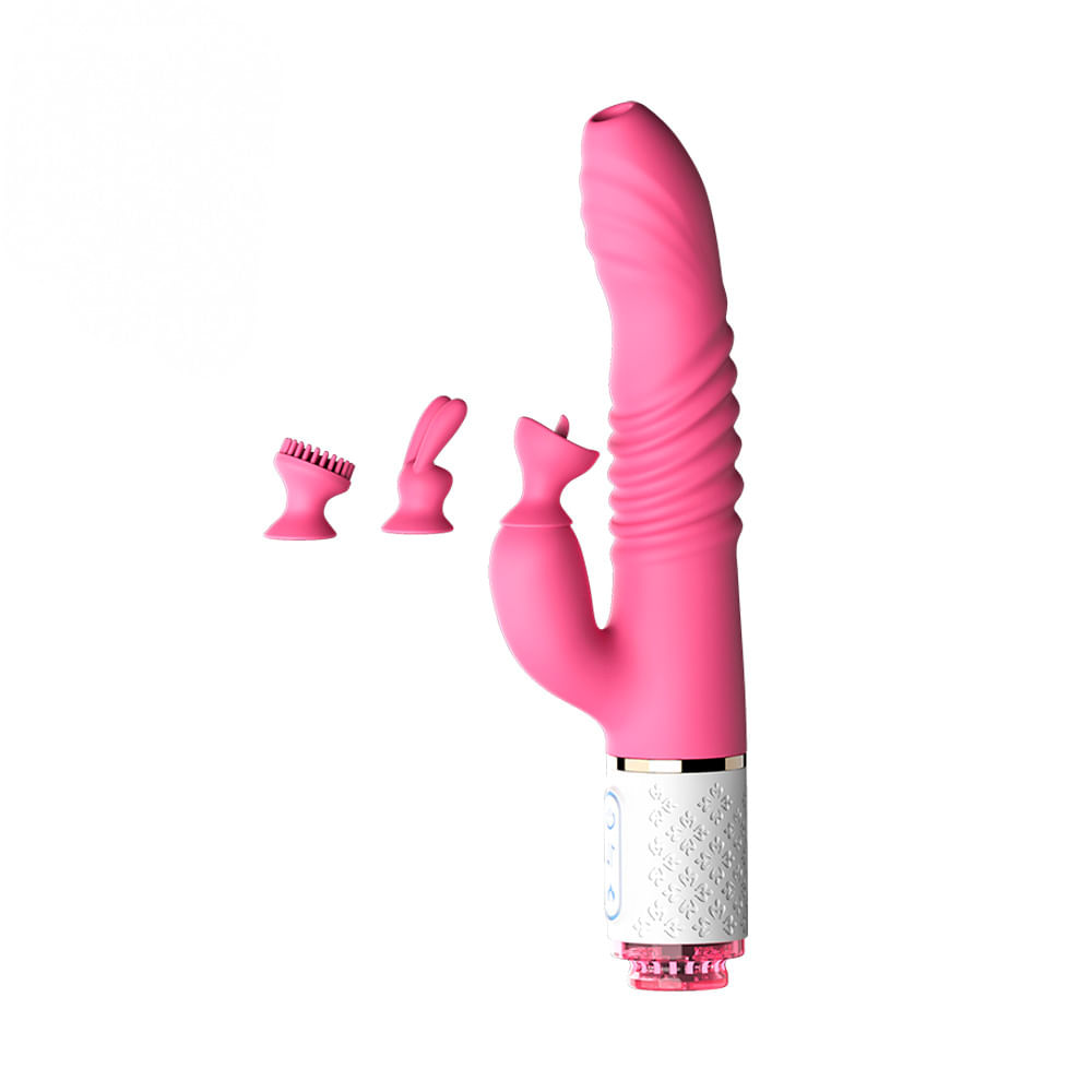 Dibe Sex Massager Vibrador Ponto G com 7 Modos de Vibração e 3 Modos de Estimulação Clitoriana Vipmi