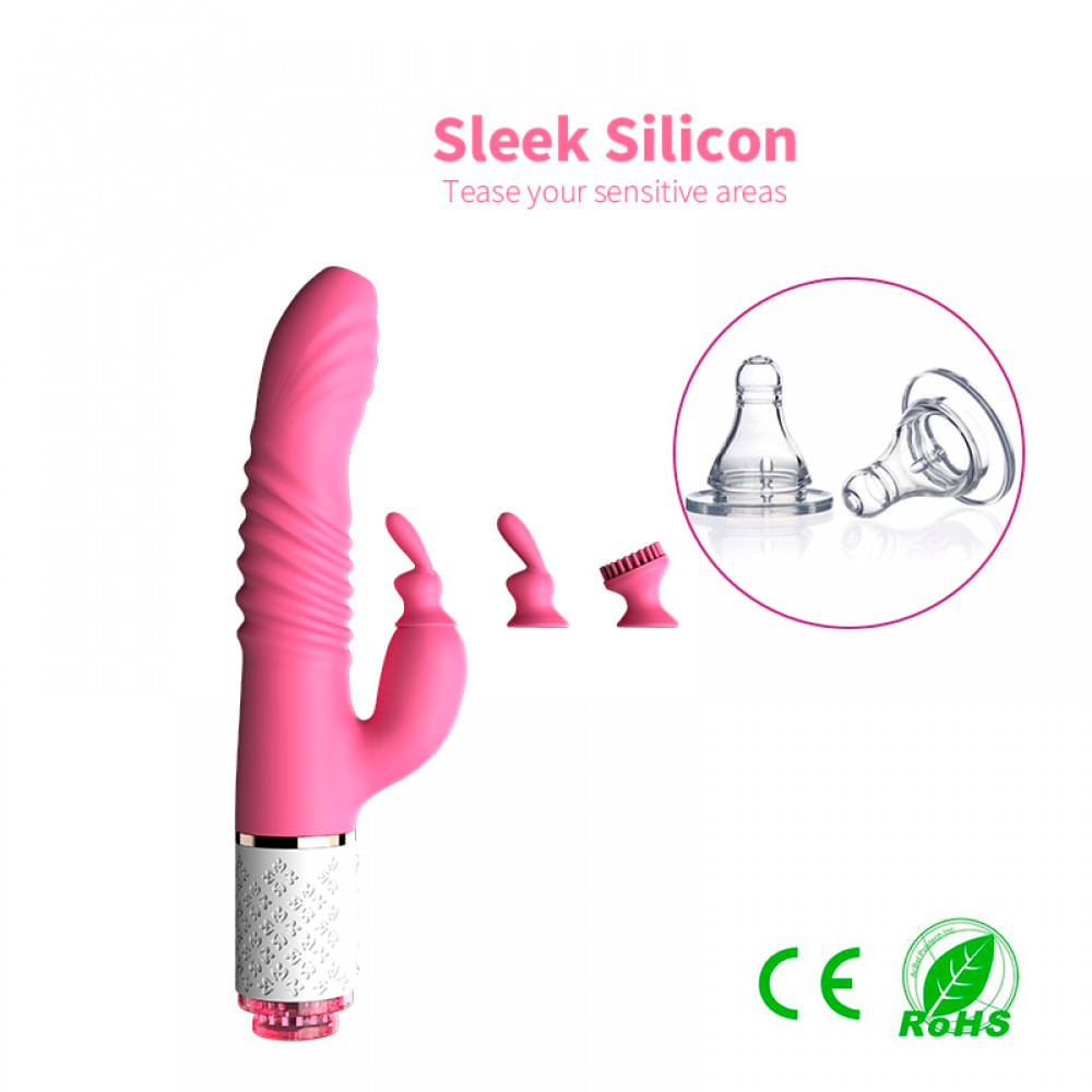Dibe Sex Massager Vibrador Ponto G com 7 Modos de Vibração e 3 Modos de Estimulação Clitoriana Vipmi