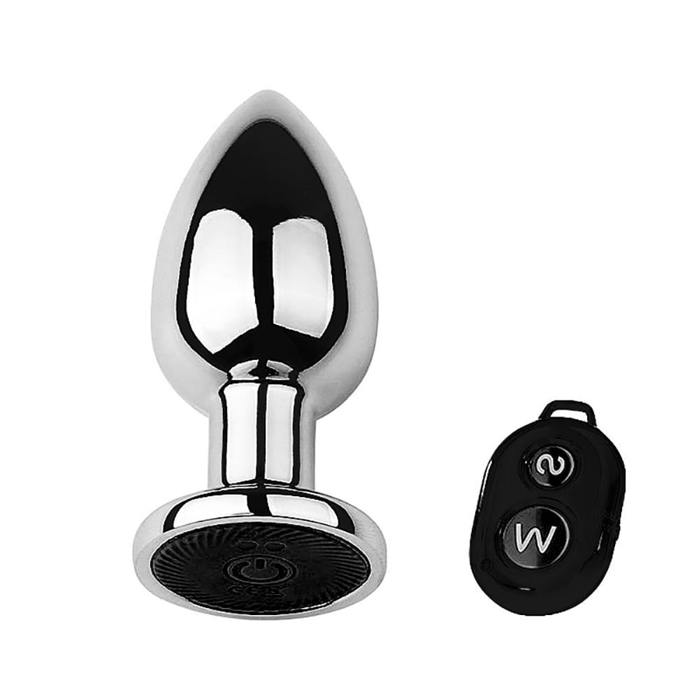 Plug Anal de Aço com 10 Modos de Vibração e Controle Remoto via Wireless Sexy Import Plug Anal de Aço com 10 Modos de Vibração e Controle Remoto via Wireless Sexy Import