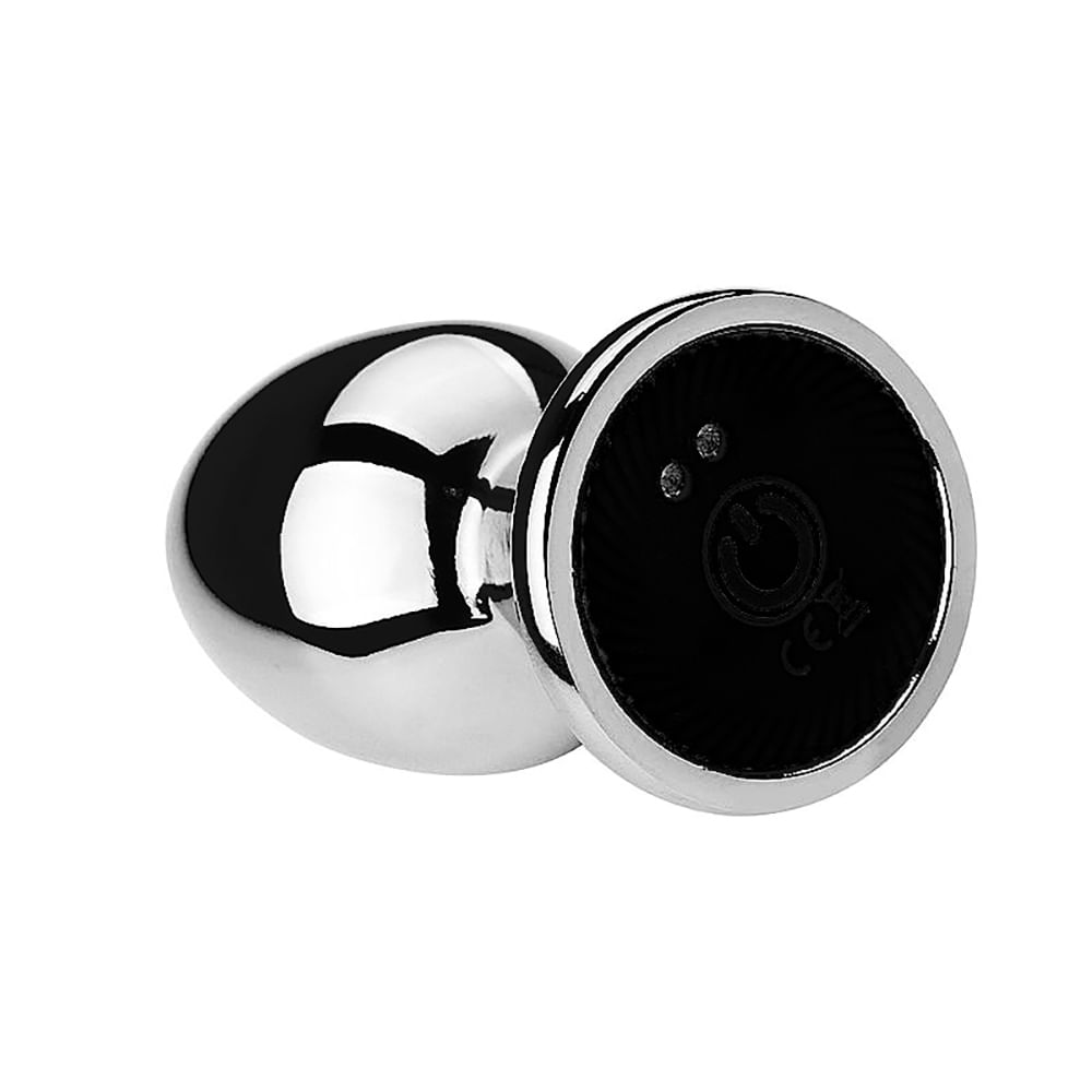 Plug Anal de Aço com 10 Modos de Vibração e Controle Remoto via Wireless Sexy Import