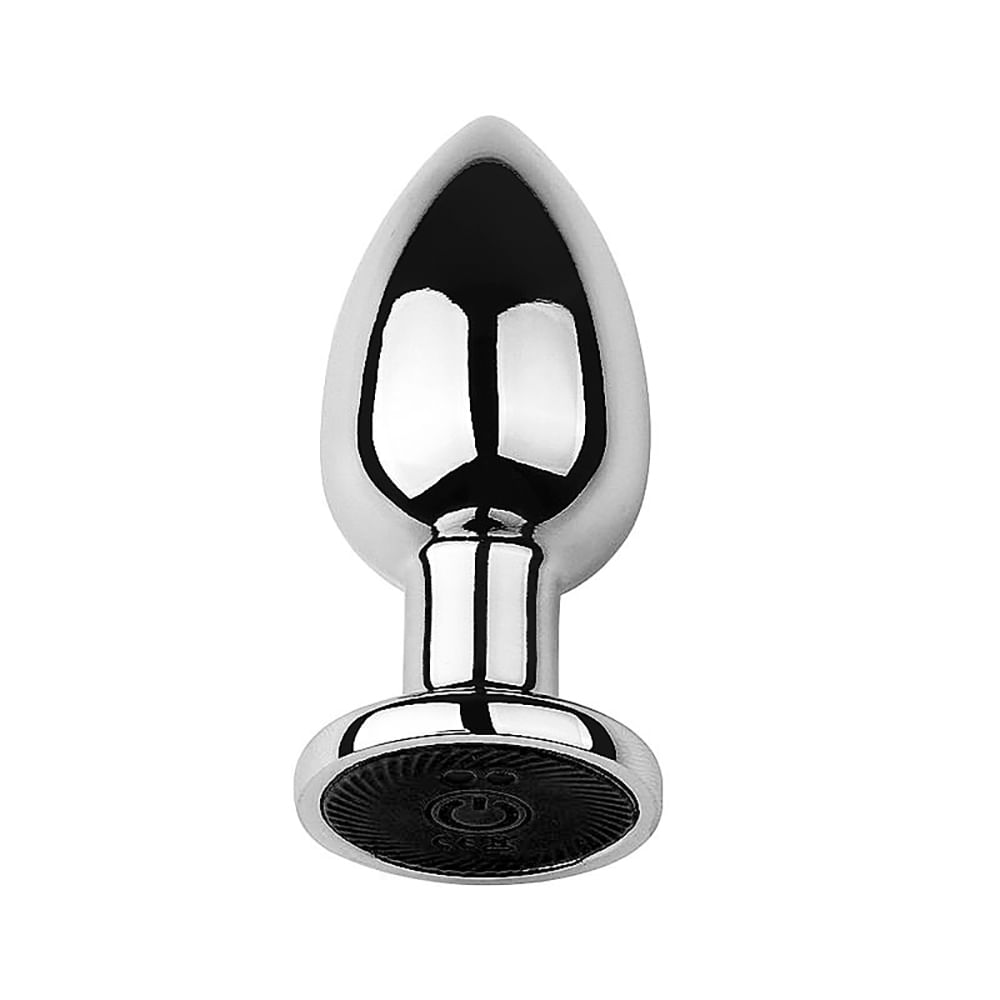 Plug Anal de Aço com 10 Modos de Vibração e Controle Remoto via Wireless Sexy Import