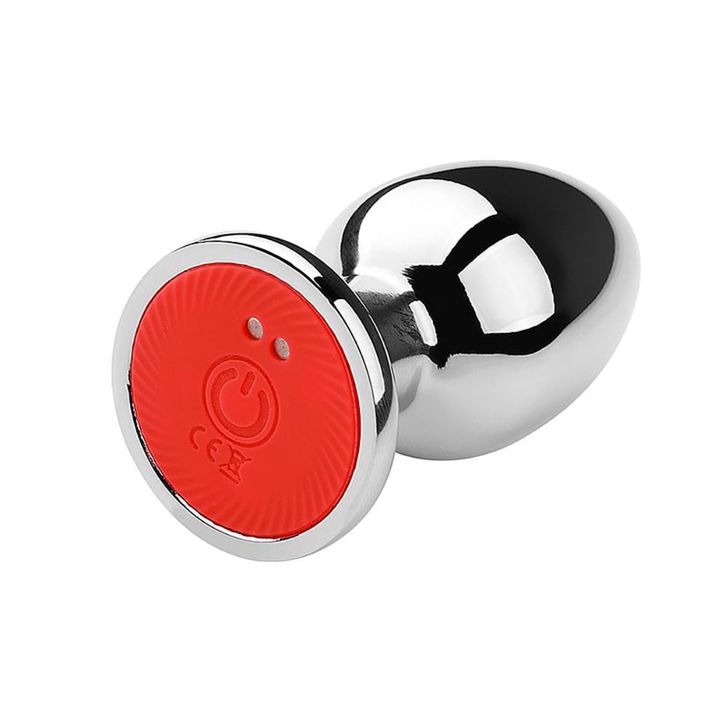 Plug Anal de Aço com 10 Modos de Vibração e Controle Remoto via Wireless Sexy Import