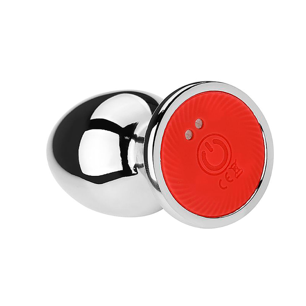 Plug Anal de Aço com 10 Modos de Vibração e Controle Remoto via Wireless Sexy Import