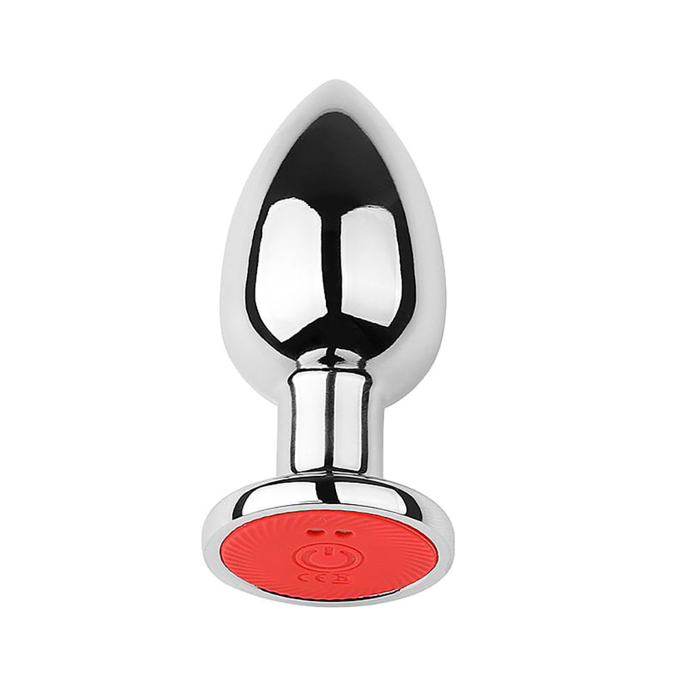 Plug Anal de Aço com 10 Modos de Vibração e Controle Remoto via Wireless Sexy Import