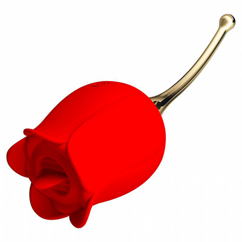 Roser Lover Estimulador de Clitóris em Formato de Rosa com 12 Modos de Vibração Sexy Imp