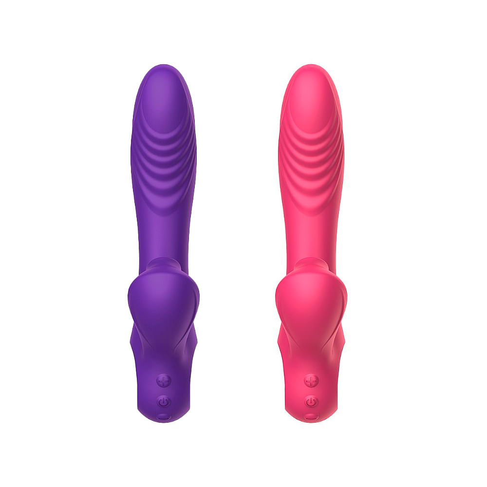 Raptor Vibrador Ponto G com Estimulador Clitoriano e 10 Modos de Vibração e Pulsação Sexy Import