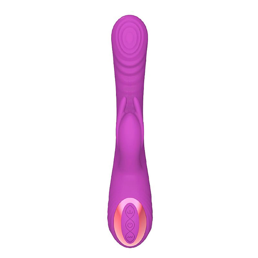 Daily Vibrador Ponto G com Estimulador de Clitóris com 10 Modos de Vibração 22,5x3,4 cm Sexy Import