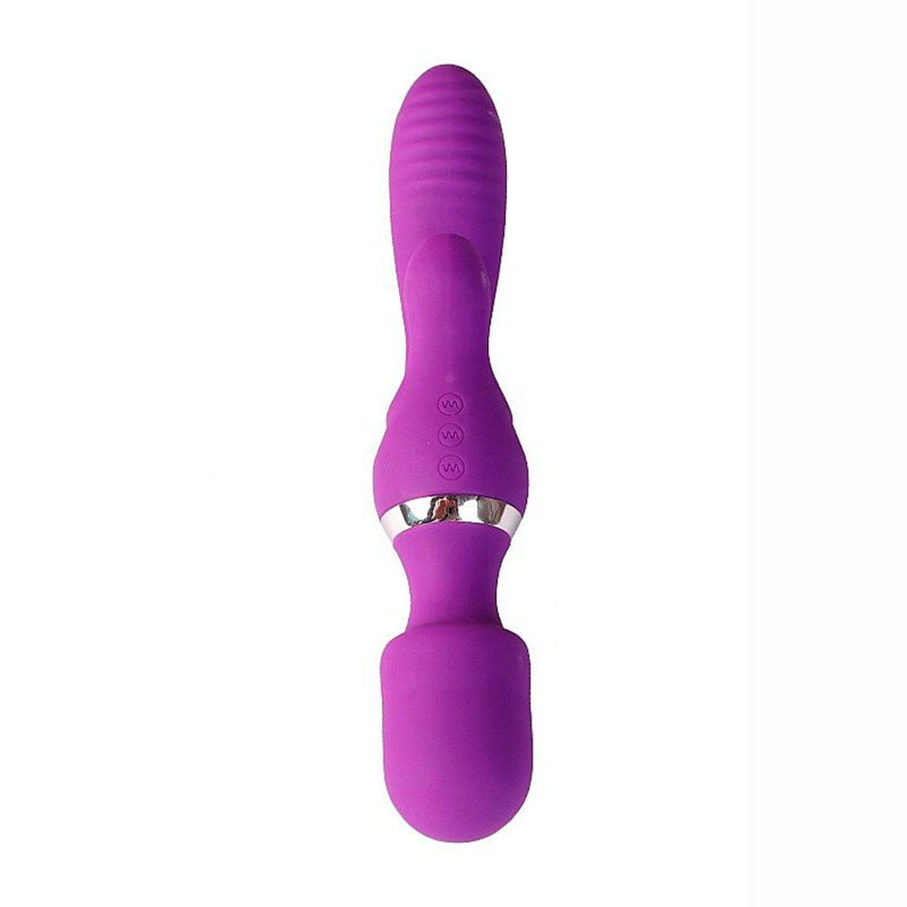 Vibrador 3 em 1 com Estimulação Clitoriana Ponto G e Corporal com 7 Modos de Vibração Sexy Import