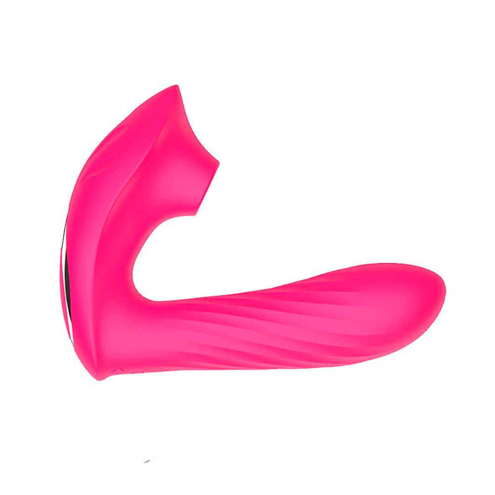 SI Vibrador Ponto G com Estimulador Clitoriano em Pulsação Sexy Import