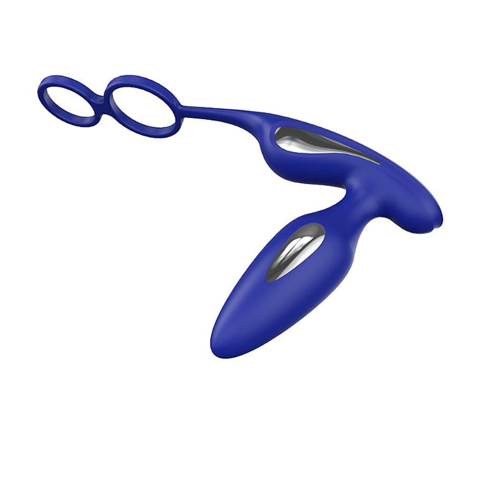 S-Hande Plug Anal e Anel Peniano com 9 Modos de Vibração e 3 Modos de Eletro Estimulação Sexy Import S-Hande Plug Anal e Anel Peniano com 9 Modos de Vibração e 3 Modos de Eletro Estimulação Sexy Import