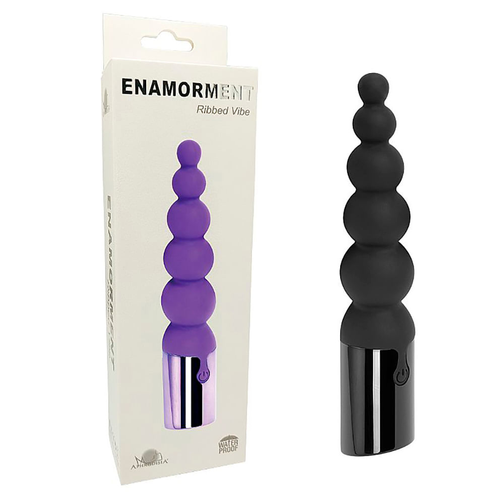 Enamorment Ribbed Vibe Vibrador Penetrador Escalonado com 10 Modos de Vibração Sexy Import